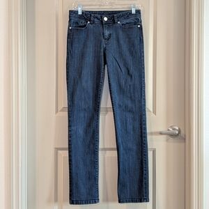 LC Lauren Conrad Mid Rise Relaxed Straight Leg Jeans 8 29x31